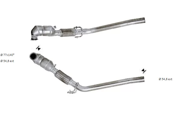 CATALYSEUR AUDI A3 1.9TDi