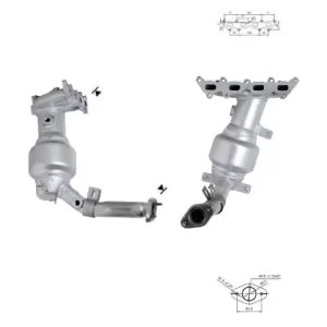 CATALYSEUR FIAT PUNTO 1.2i 16V