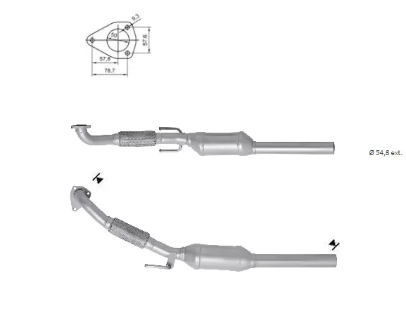 CATALYSEUR / AUDI / SEAT / SKODA / VW
