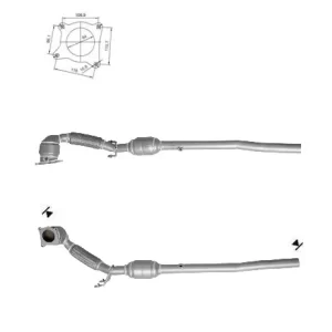 CATALYSEUR VOLKSWAGEN EOS 2.0i