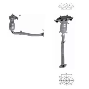 CATALYSEUR FIAT STILO 1.2i 16V
