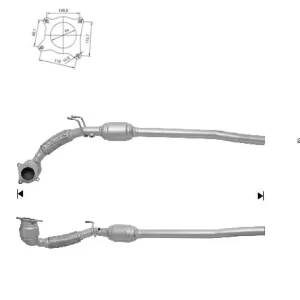 CATALYSEUR VW JETTA 2.0i