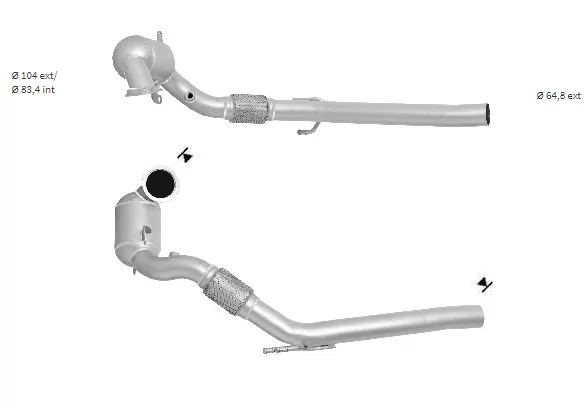 CATALYSEUR / AUDI / SEAT / SKODA / VW