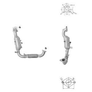 CATALYSEUR FORD 1.0I