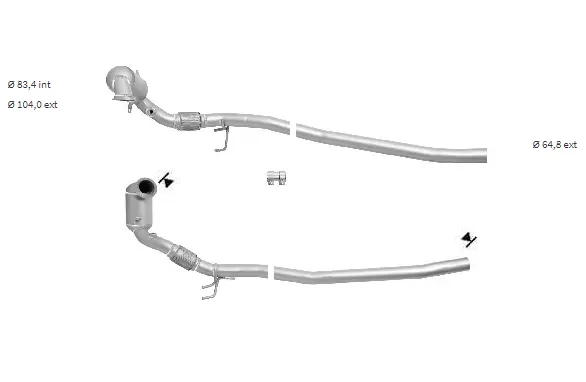 CATALYSEUR VOLKSWAGEN ARTEÓN 2.0i