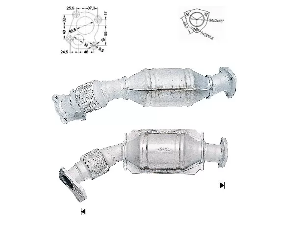 CATALYSEUR AUDI A4 1.9TD