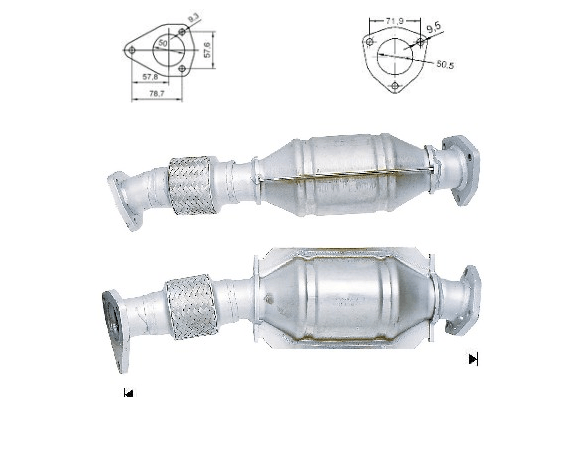 CATALYSEUR AUDI A4 1.9TD