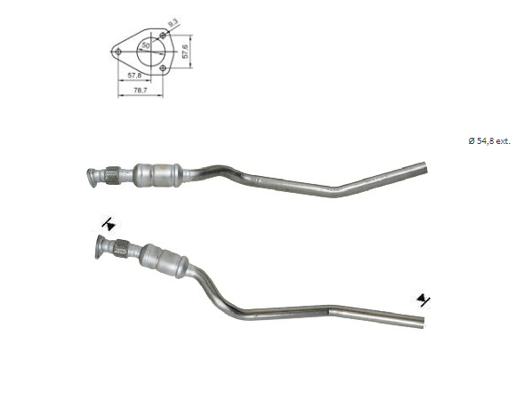 CATALYSEUR AUDI A4 1.9TDi