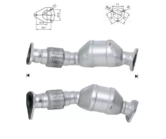CATALYSEUR SKODA SUPERB 1.9TDi