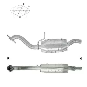 CATALYSEUR FORD FIESTA 1.1i
