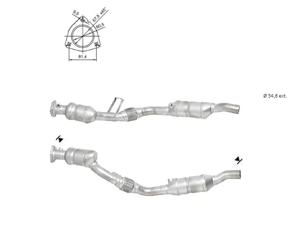 CATALYSEUR AUDI A4 3.0i V6