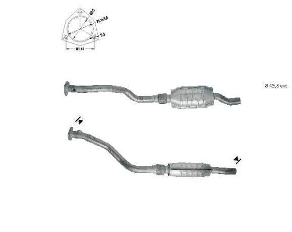 CATALYSEUR AUDI A4 Quattro 2.6