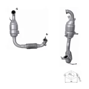 CATALYSEUR FORD FIESTA 1.6TD TDCI