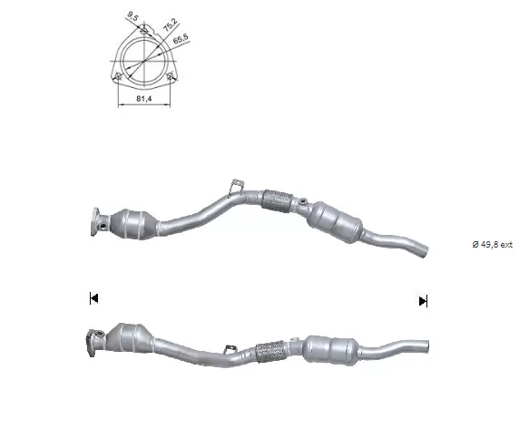 CATALYSEUR AUDI A6 2.4i V6 30V