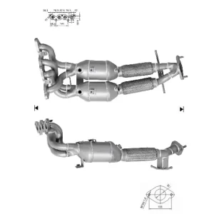 CATALYSEUR FORD FOCUS C-MAX 1.6i TI-VCT