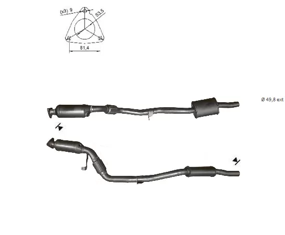 CATALYSEUR AUDI A6 2.4i