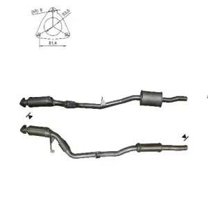 CATALYSEUR AUDI A6 2.4i GAUCHE