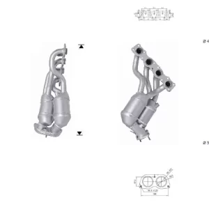 CATALYSEUR BMW 320i 2.0i 16V