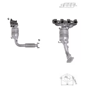 CATALYSEUR FORD KA 1.3i