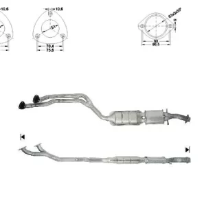 CATALYSEUR BMW 320i ,323i
