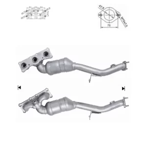 CATALYSEUR BMW 323i 2.5i V6