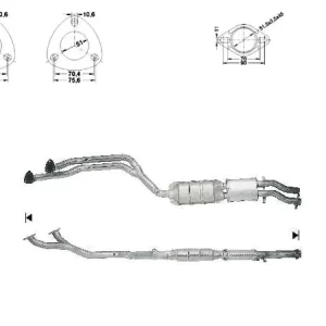 CATALYSEUR BMW 325i
