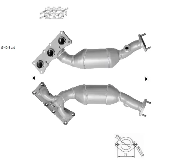 CATALYSEUR BMW N52 E60 61