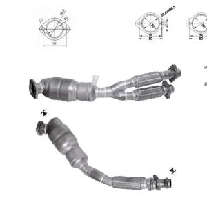 CATALYSEUR BMW 525D, 530D