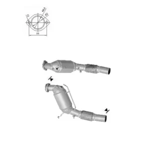 CATALYSEUR BMW 525TD, 530D V6 24V