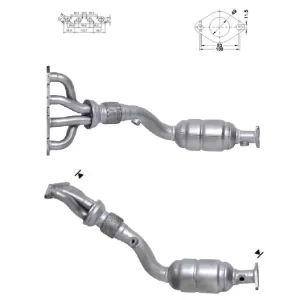 CATALYSEUR BMW MINI COOPER 1.6i