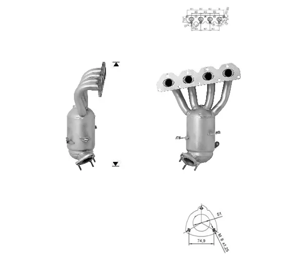 CATALYSEUR CHEVROLET TRAX 1.6i