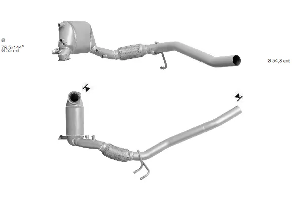 Filtre a particules AUDI SEAT SKODA VW