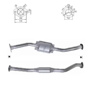CATALYSEUR PEUGEOT BOXER 2.0TD