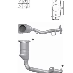 CATALYSEUR CITROËN C3 1.4i 16V