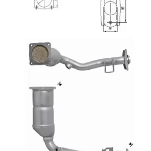 CATALYSEUR CITROËN C2 1.6i 16V