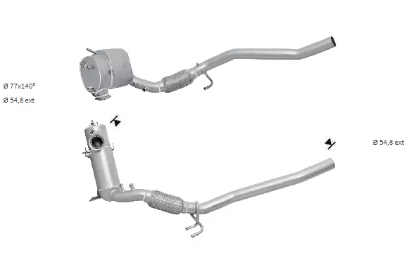 Filtre a particules AUDI SEAT SKODA VW