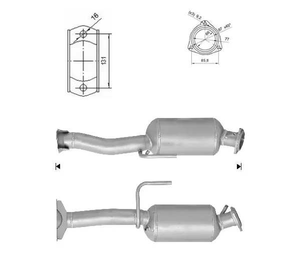 Filtre a particules JEEP GRAND CHEROKEE