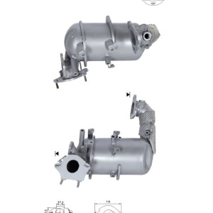 RENAULT QASHQAI Dieselpartikelfilter, 2090000Q1E