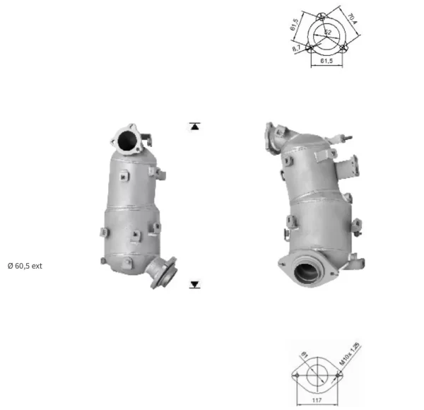Filtre a particules TOYOTA AURIS