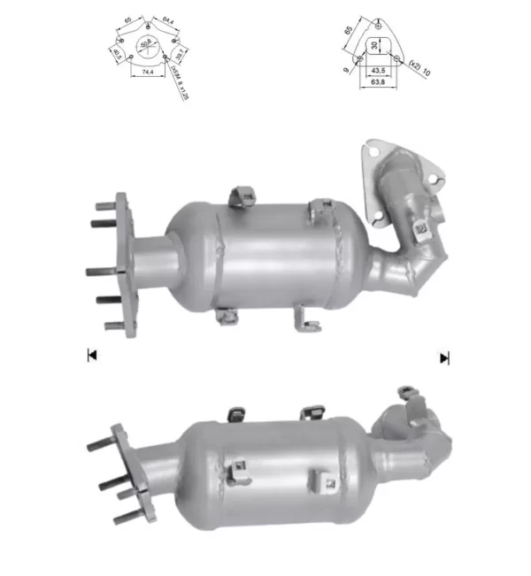 CATALYSEUR OPEL KARL 1.0i 12V