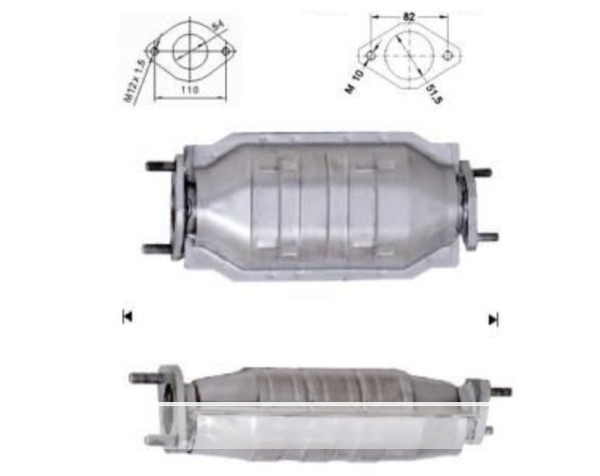 CATALYSEUR KIA RIO 1.3 1.5