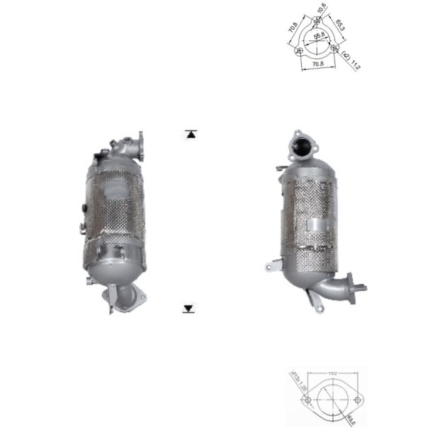 Filtre à particules KIA SPORTAGE 2.0TD, 289B02F040