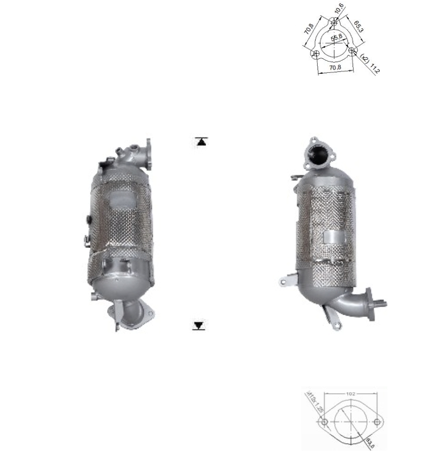 KIA SPORTAGE 2.0TD Particulate Filter, 289B02F040