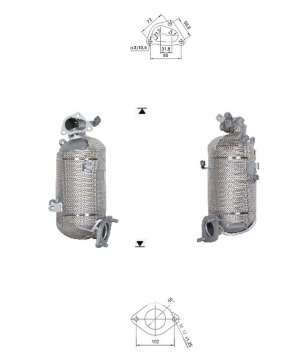 DPF KIA CEED 1.4TD, 289C02A050