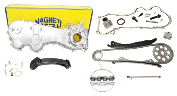 KIT POMPA OLIO MARELLI E KIT DISTRIBUZ. MIRA 1.3 MJET EURO 4 1001.G7