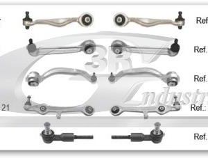 KIT BRAS SUSPENSION 8E0407693AG, 4B3407151C