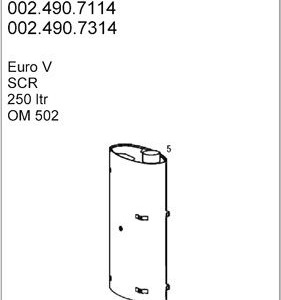 SILENCIEUX MERCEDES ATS Euro 5