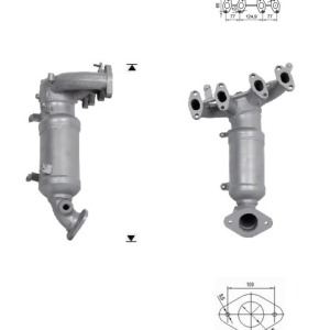 CATALYSEUR ALFA ROMEO MI-TO 1.4i 8V