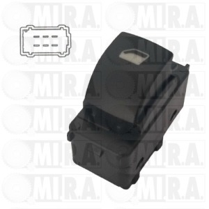 PULSANTE ALZAVETRO DX-SX PSA 207/BERLINGO (6 PIN) 6490.E2