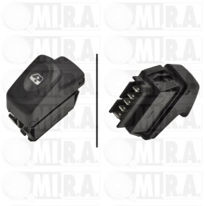 PULSANTE ALZAVETRO RENAULT CLIO II – KANGOO (5 PIN) 7700421118